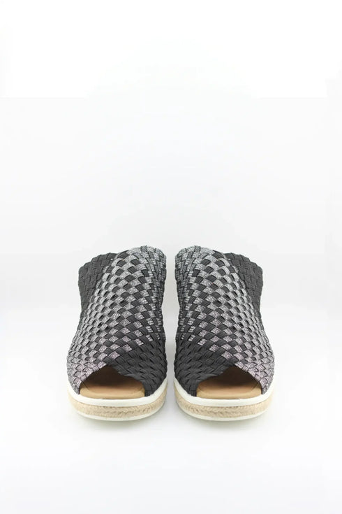 Bernie Mev Woven Strap Espadrille Wedge Sandals